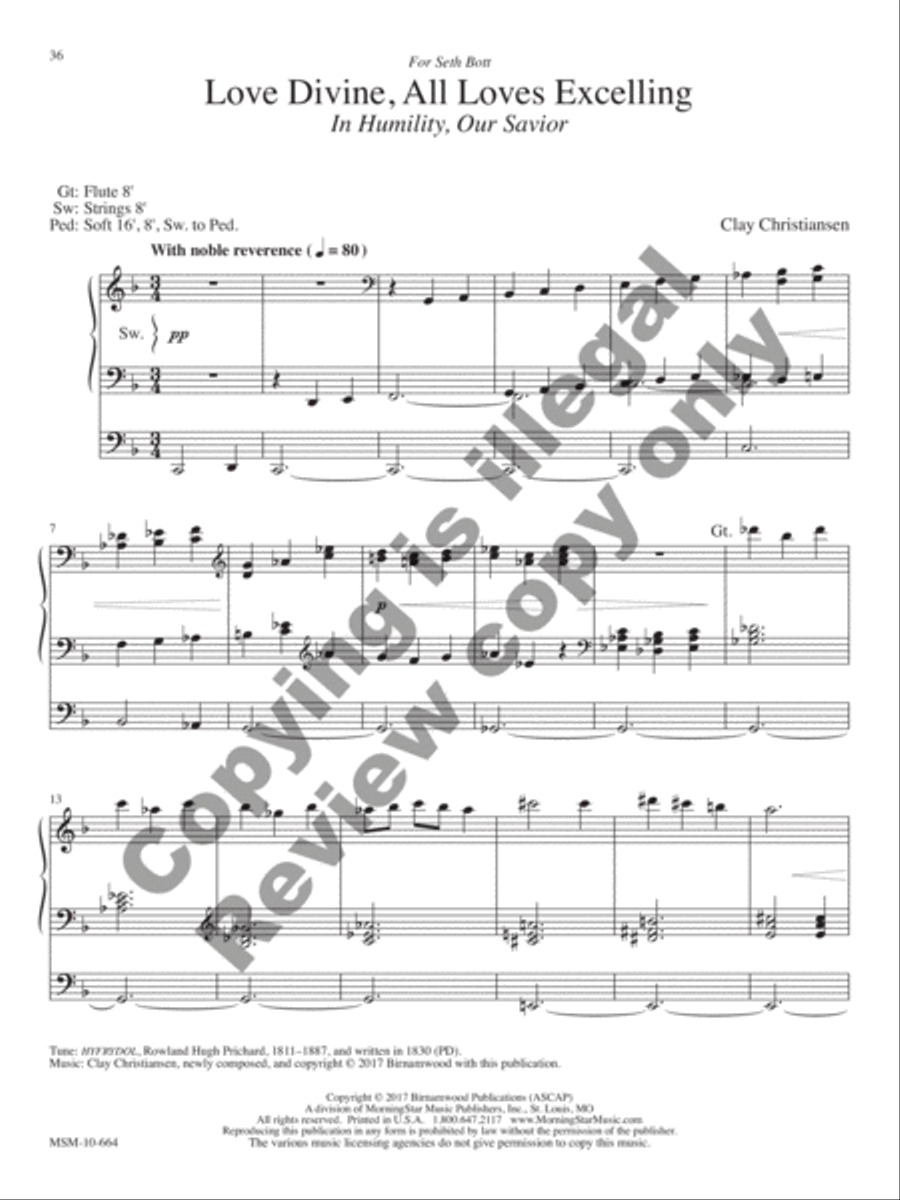 All Things Bright and Beautiful Organ scores gallery preview page 28