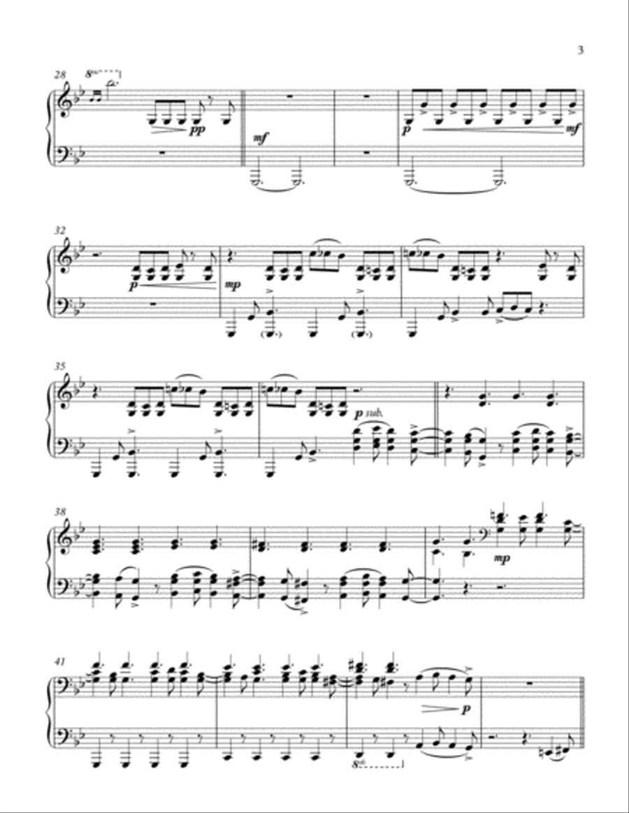 Bury A Friend Bury A Friend Piano Solo scores gallery preview page 3