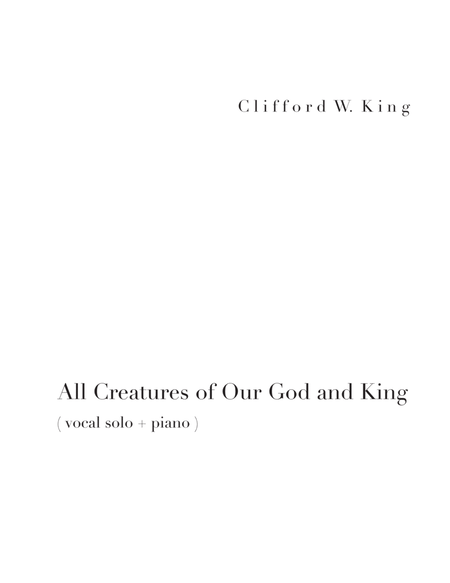 All Creatures of Our God and King ( vocal solo ) image number null