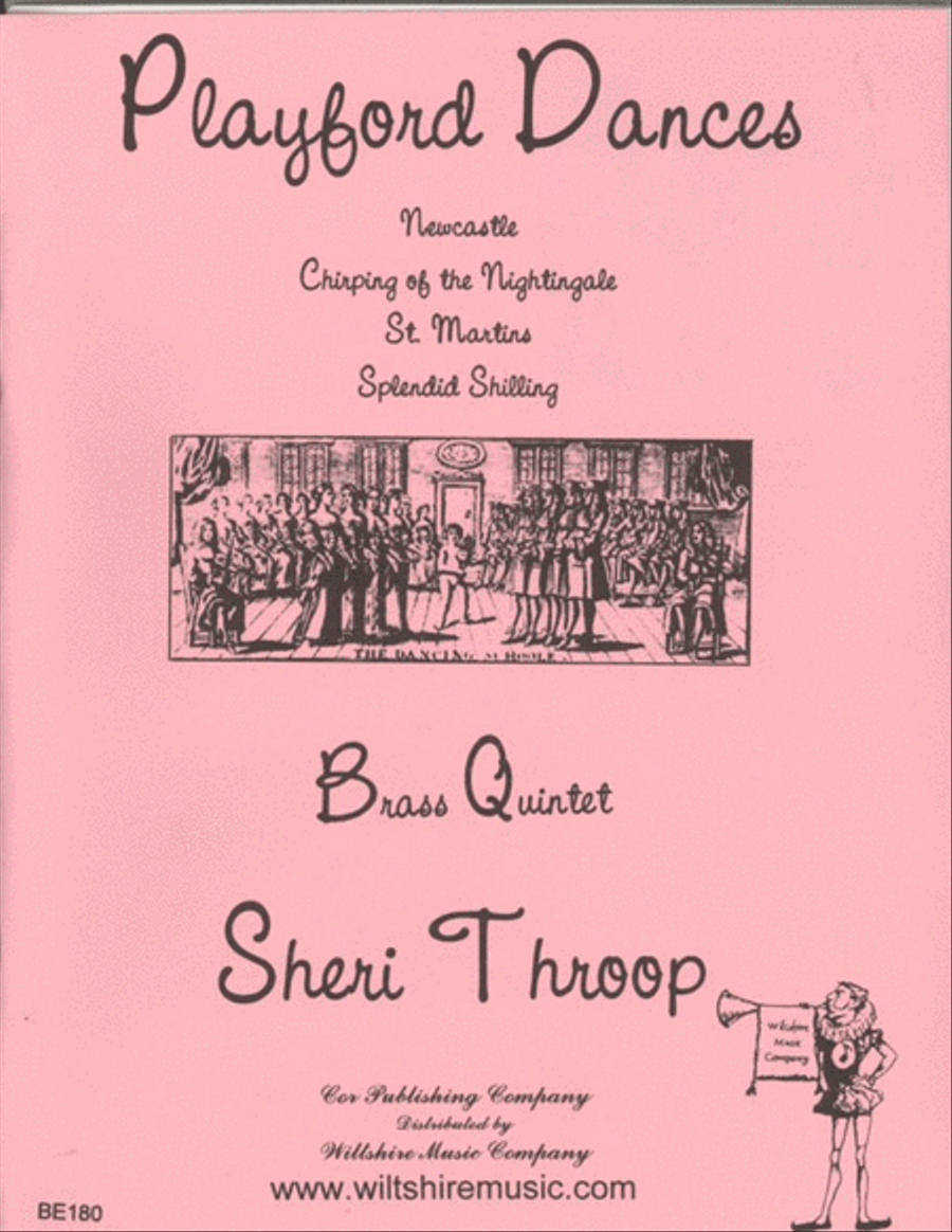 Playford Dances Brass Quintet scores gallery preview page 1