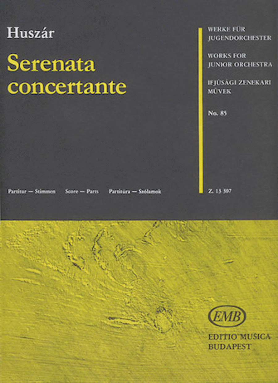 Serenata Concertante for Flute and Junior String Orchestra