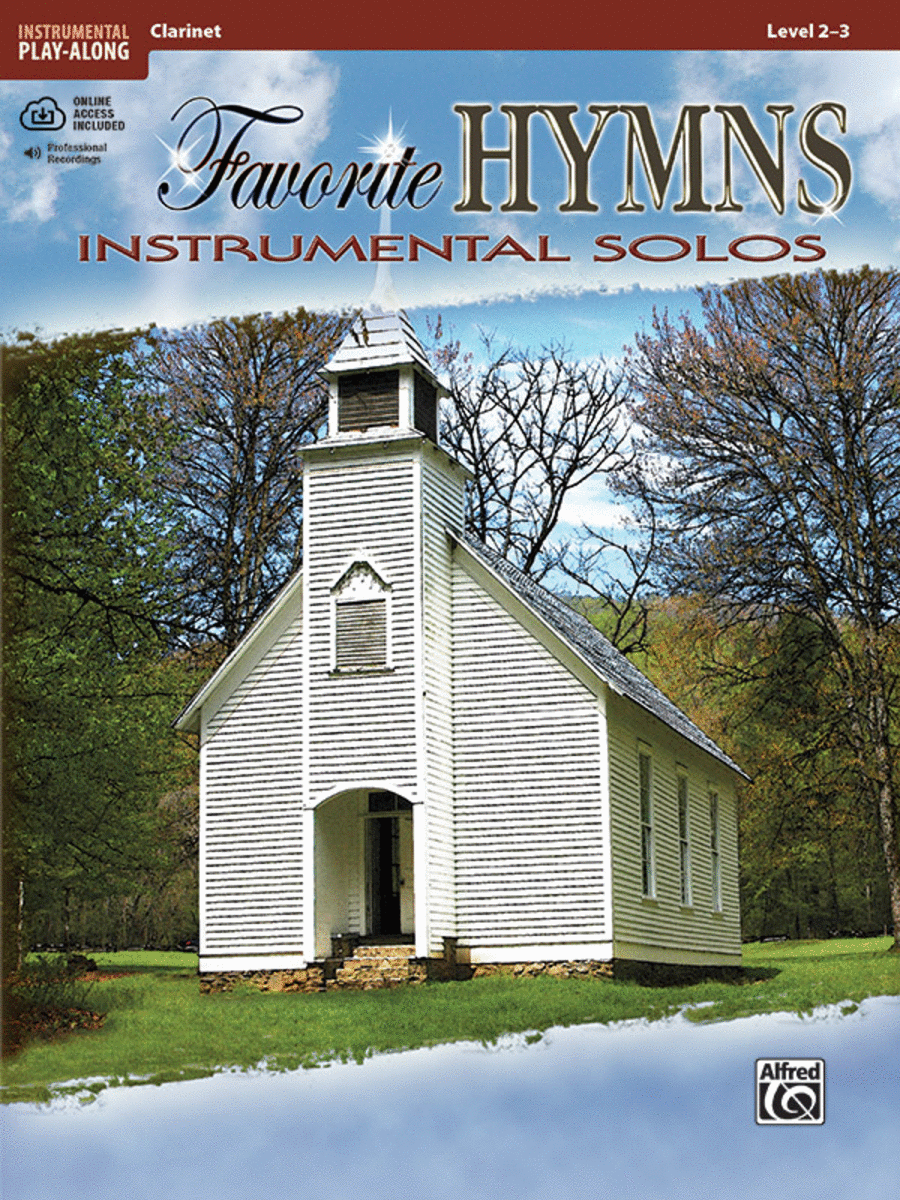 Favorite Hymns Instrumental Solos Clarinet Solo scores gallery preview page 1