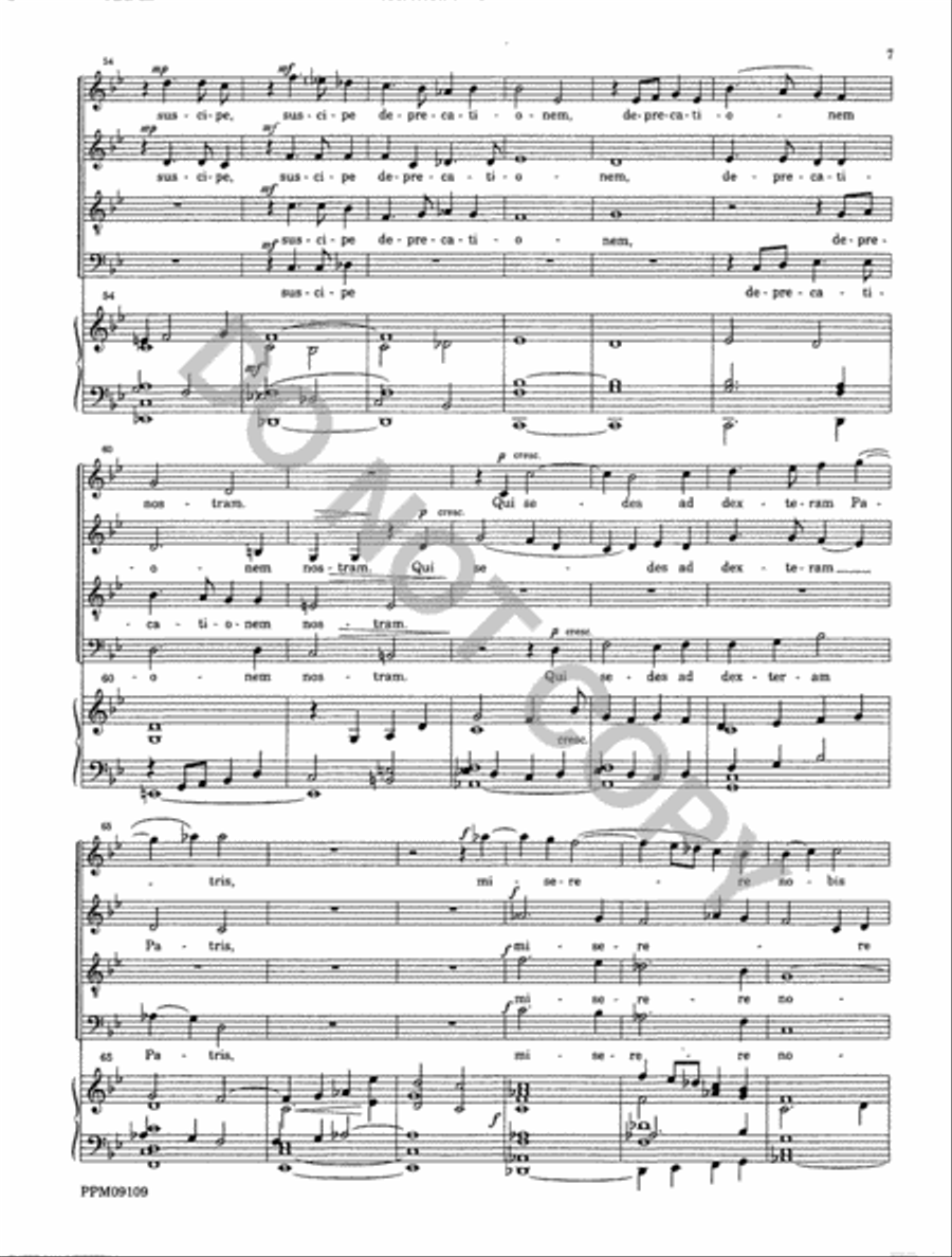Missa Matris Dei 4-Part scores gallery preview page 8