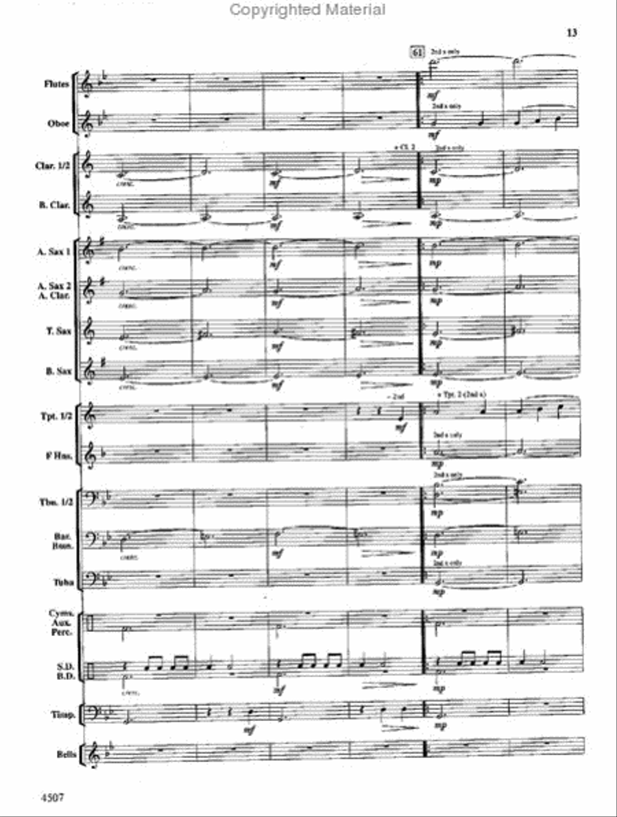 Storybrook Mountain Storybrook Mountain Concert Band scores gallery preview page 13