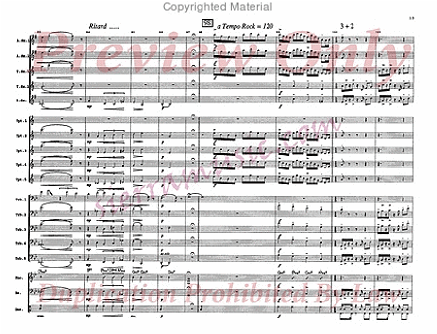 Alone Jazz Ensemble scores gallery preview page 14