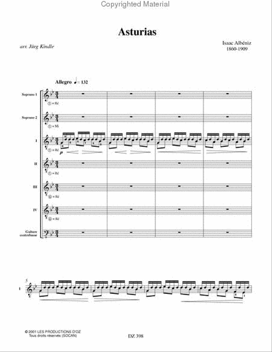 Asturias Guitar Ensemble scores gallery preview page 2