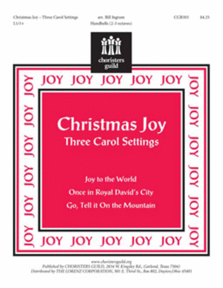 Christmas Joy: Three Carol Settings image number null