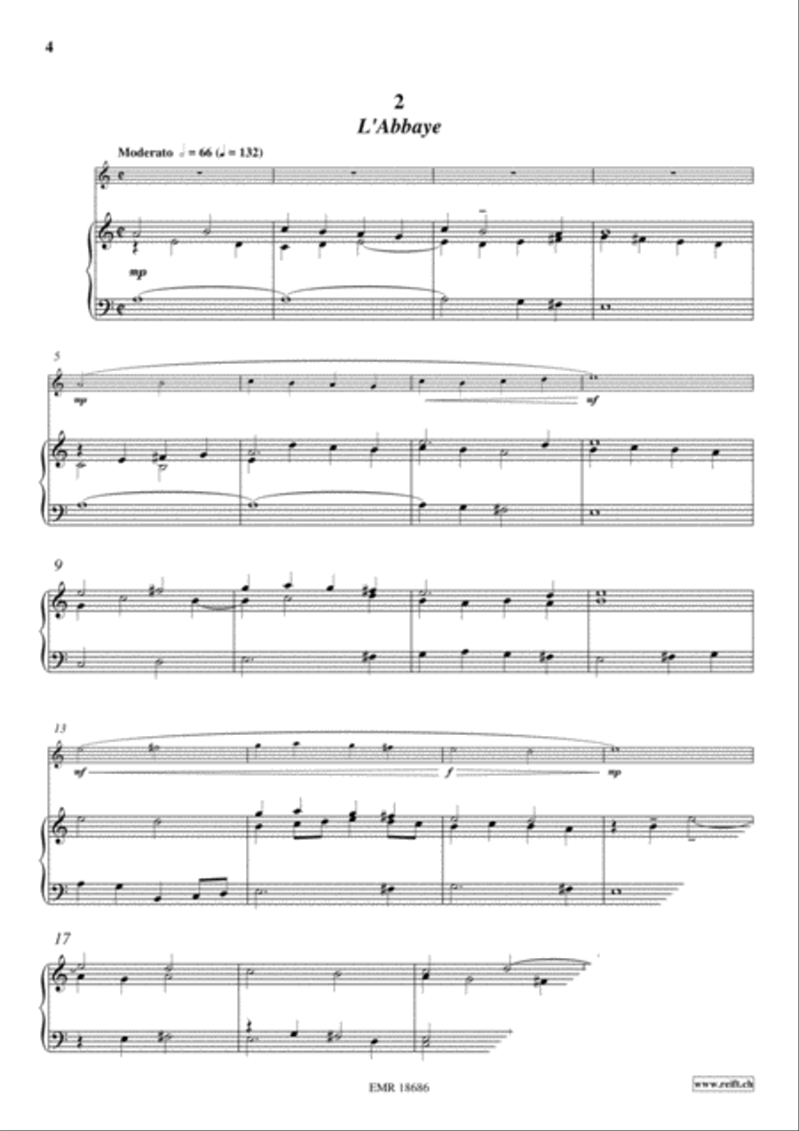Au Fil Du Temps Violin scores gallery preview page 5