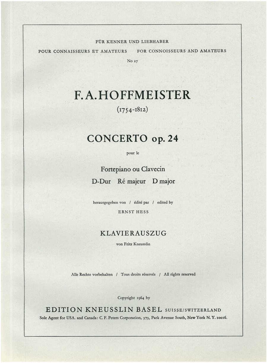 Concerto for piano