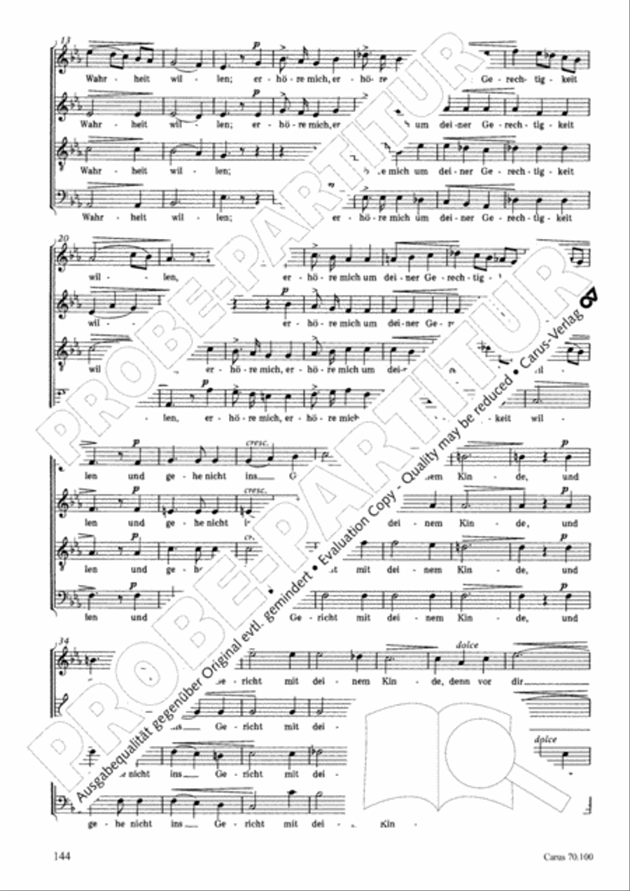 Geistliches Chorbuch der Romantik Choir scores gallery preview page 145