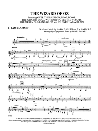 The Wizard of Oz (Medley): B-flat Bass Clarinet