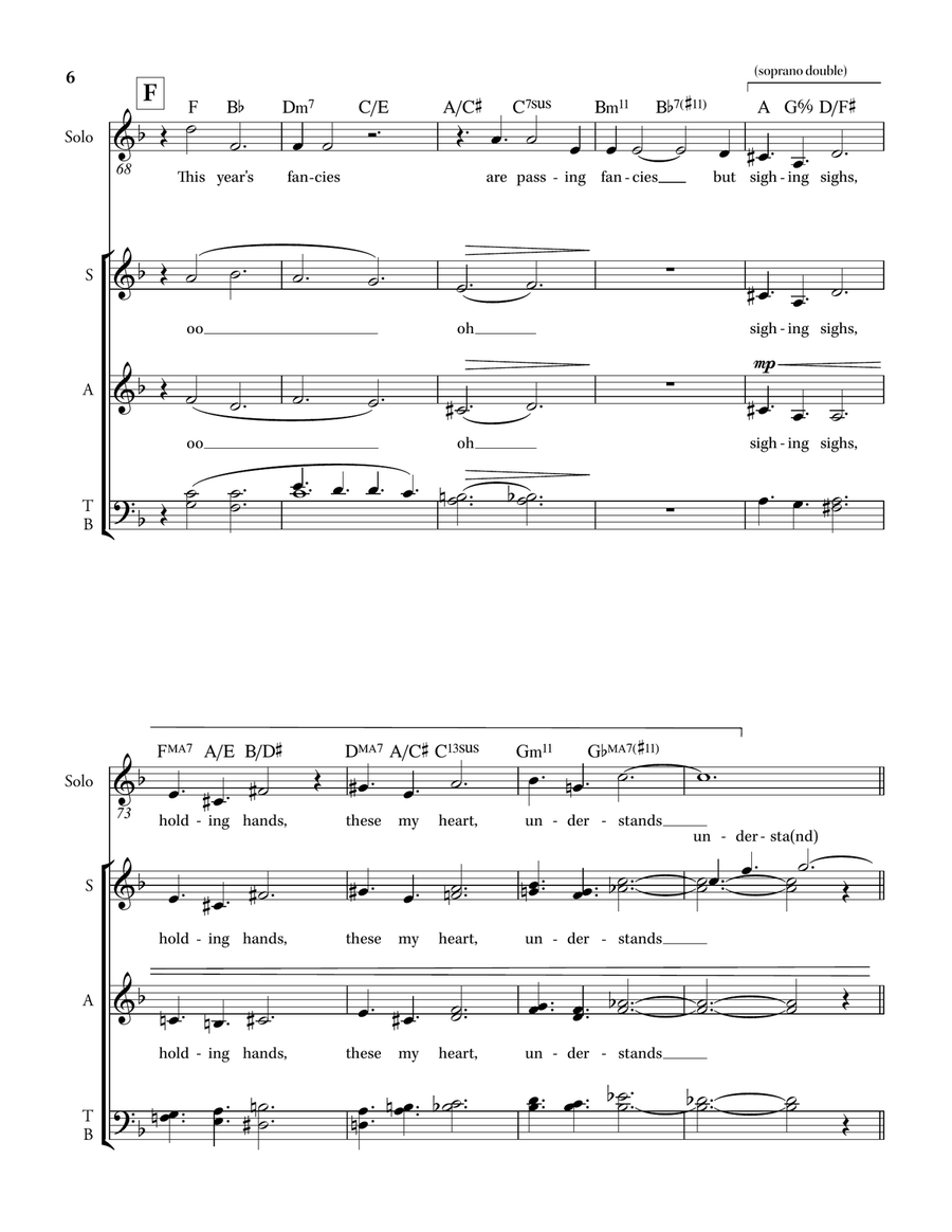 I'm Old Fashioned Jazz Ensemble scores gallery preview page 6
