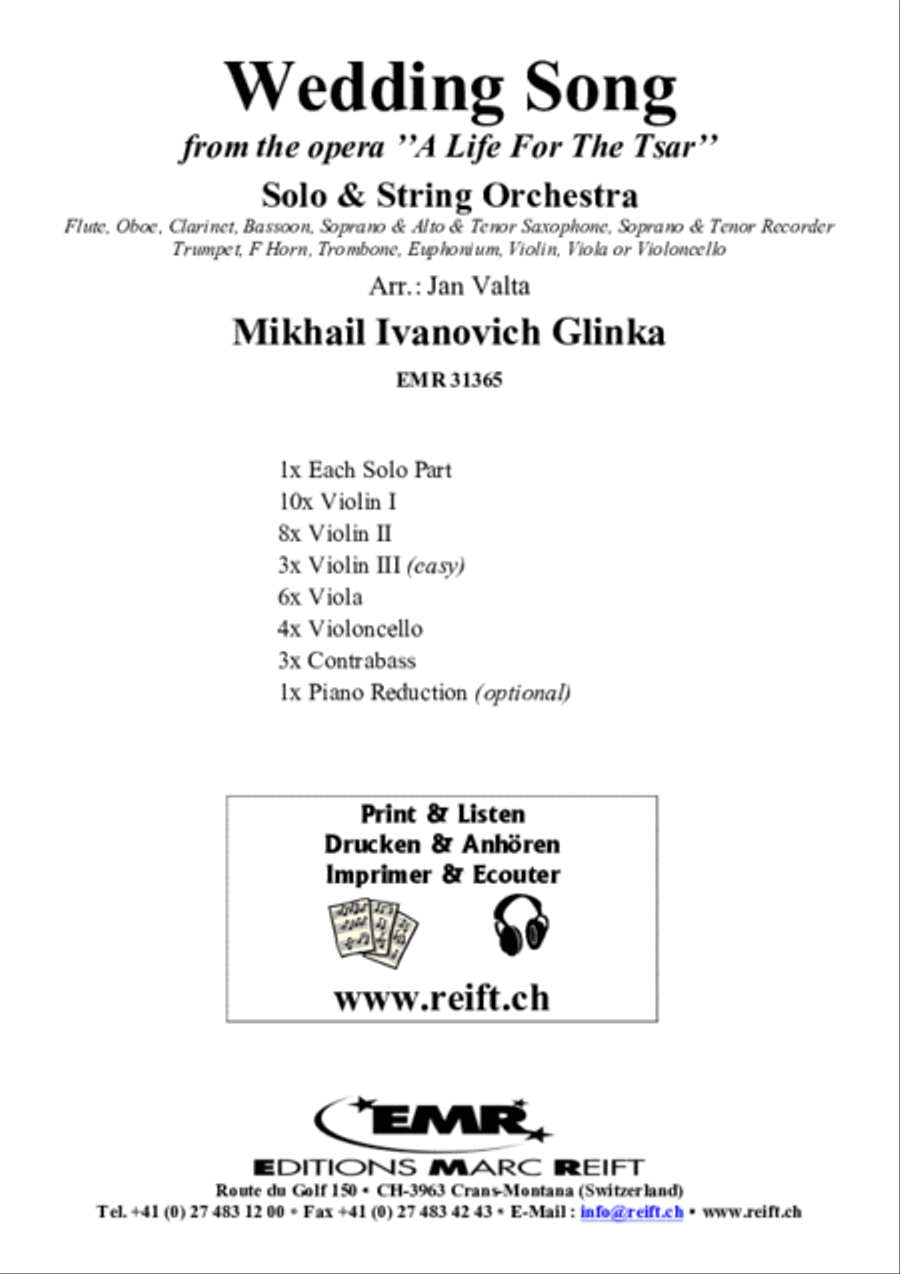 Wedding Song String Orchestra scores gallery preview page 2