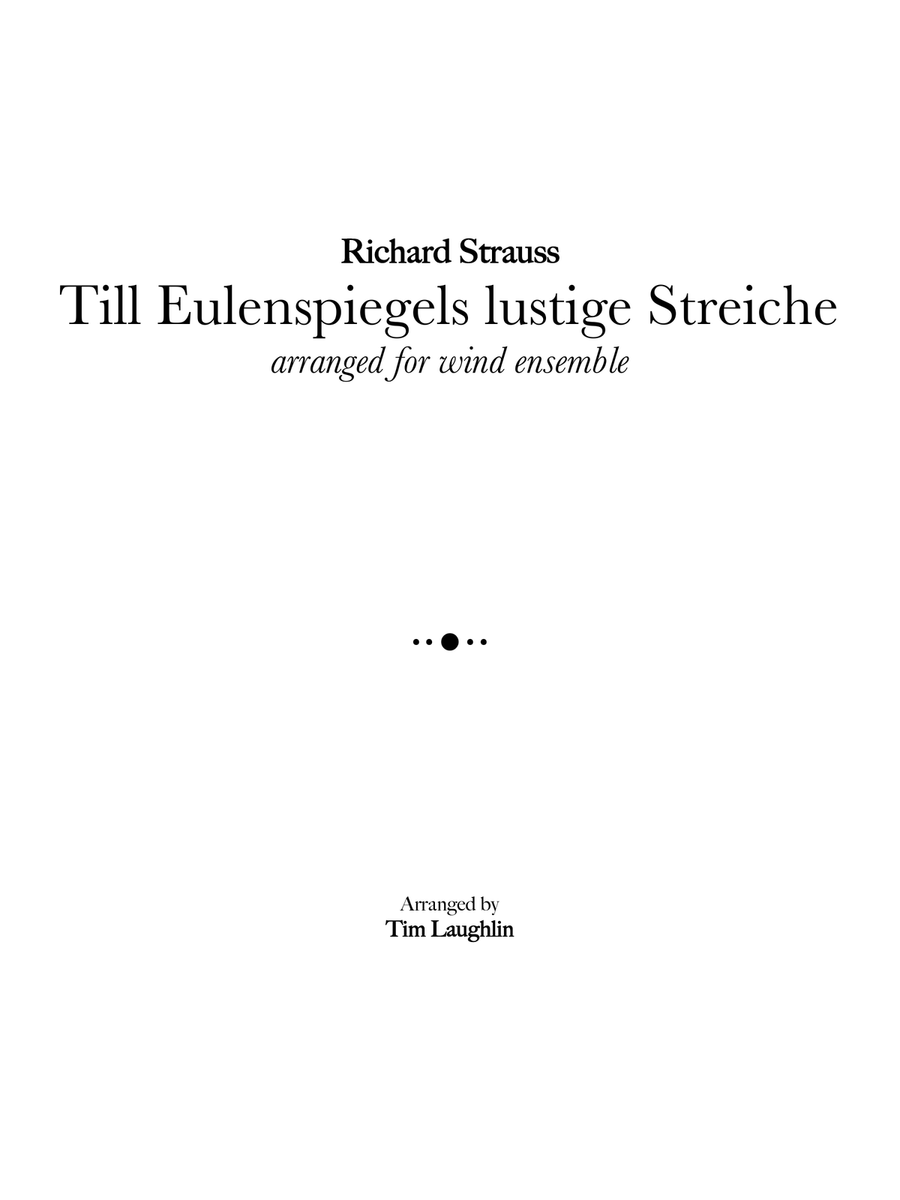 Till Eulenspiegel's Merry Pranks (Band) Concert Band scores gallery preview page 1