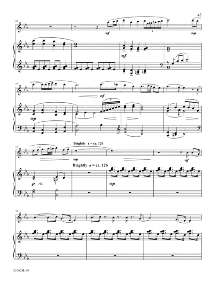 Flute Solos for Worship, Vol. 3 Flute Solo scores gallery preview page 14