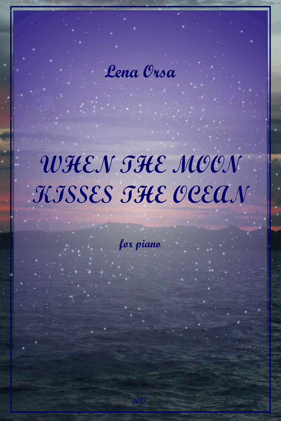 When the Moon Kisses the Ocean Voice scores gallery preview page 1