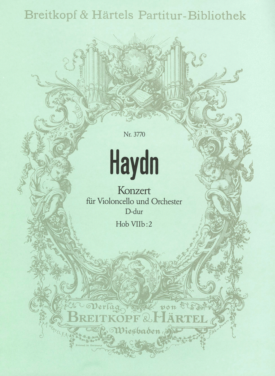 Violoncello Concerto in D major Hob VIIb:2 Orchestra scores gallery preview page 1