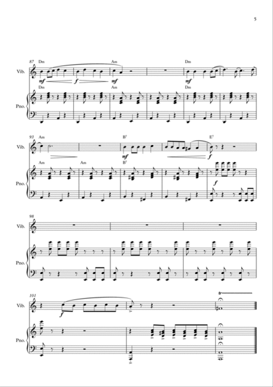 Tu Vuo Fa L'americano Piano scores gallery preview page 5