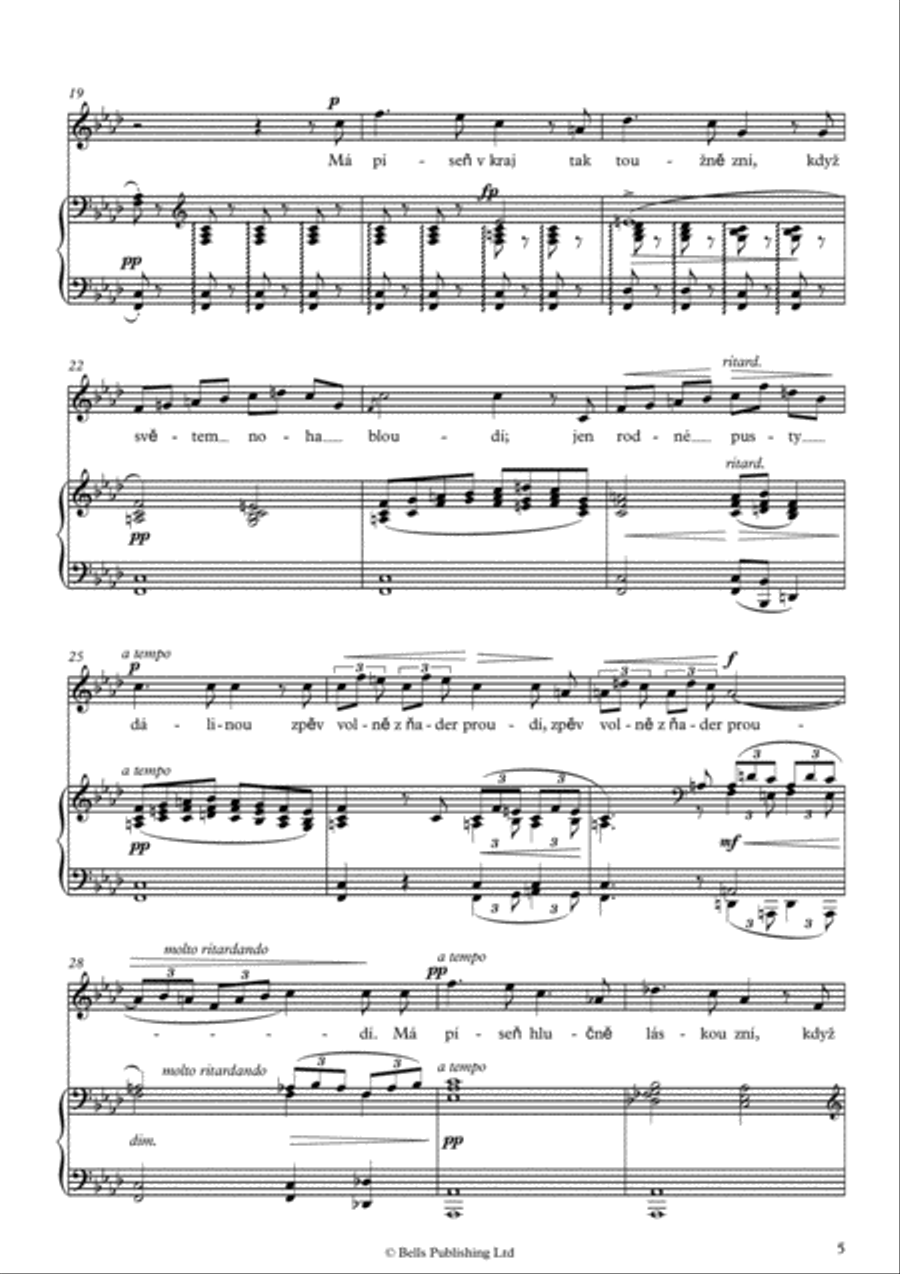 Gypsy Melodies, Op. 55 Medium-High Voice scores gallery preview page 5
