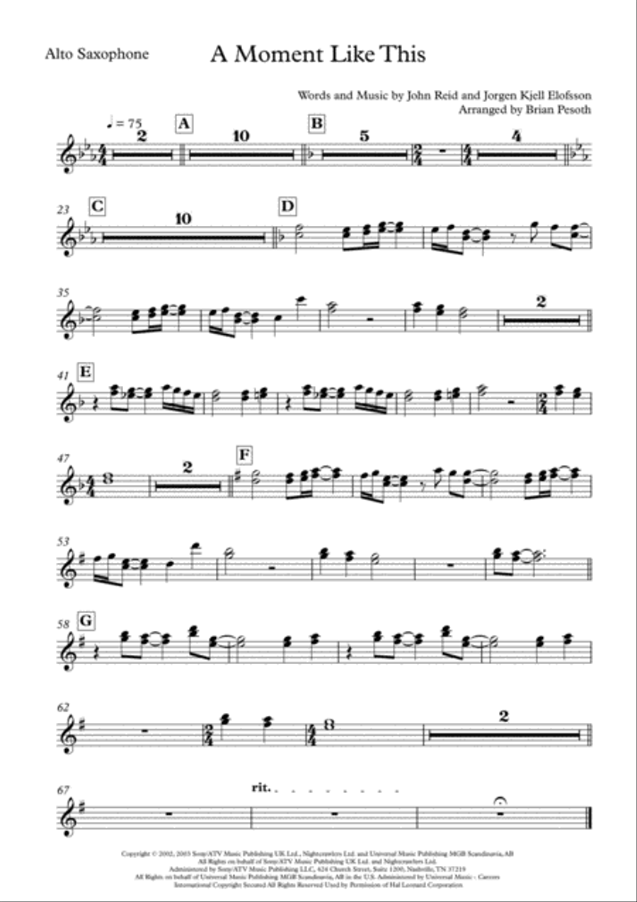 A Moment Like This A Moment Like This Small Ensemble scores gallery preview page 6