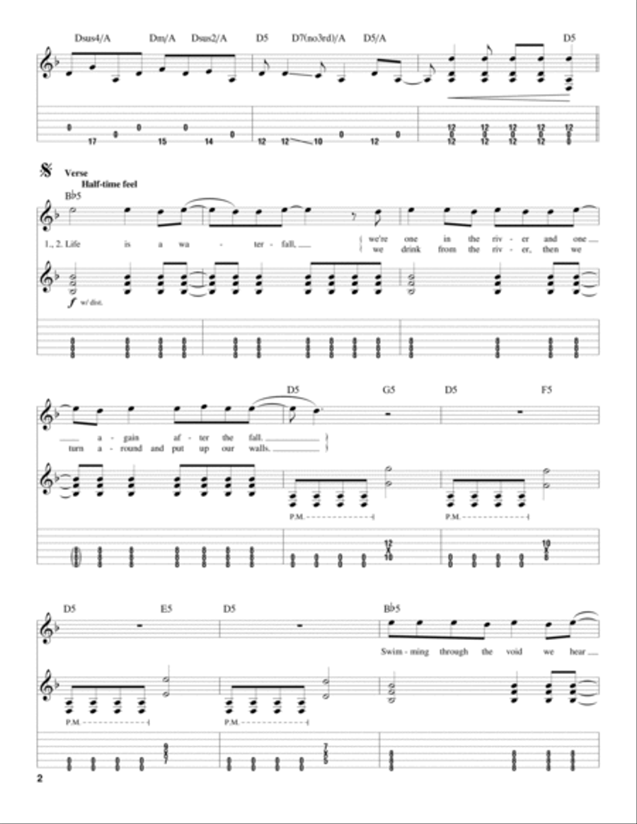 Aerials guitar lesson clearance