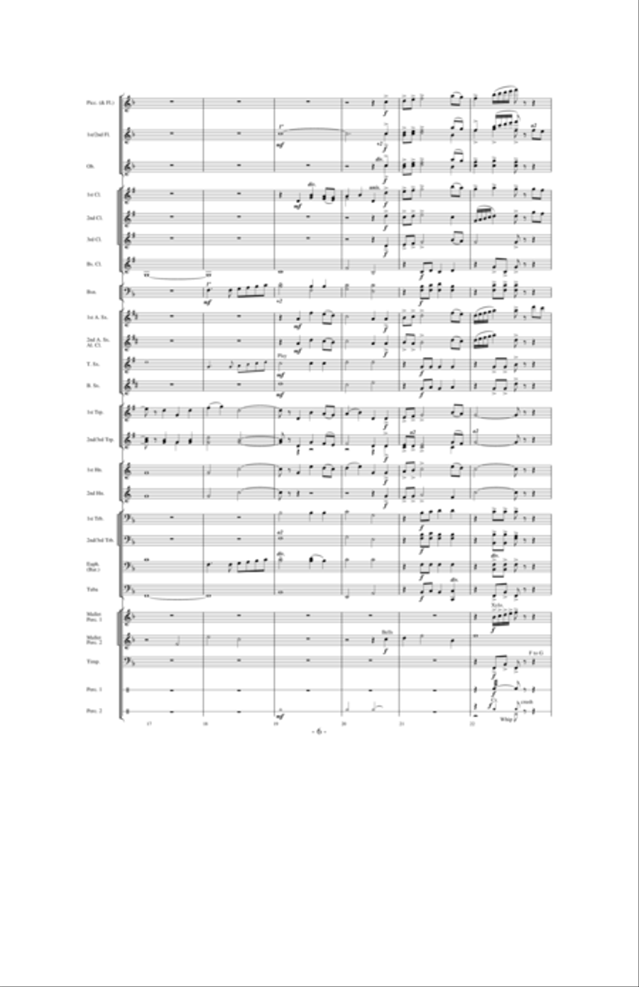 High Country Celebration Concert Band scores gallery preview page 5