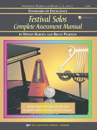 Book cover for Standard of Excellence: Festival Solos Complete Assessment Manual