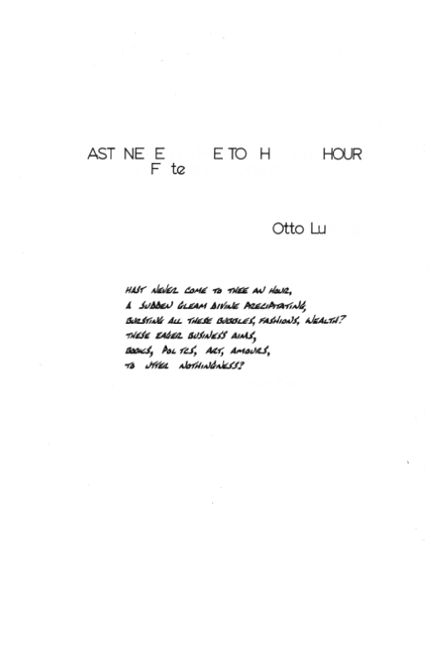 [Luening] Hast Never Come to Thee an Hour Voice scores gallery preview page 3