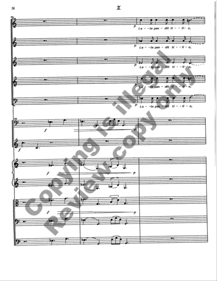 Cantata Rustica (Full/Choral Score) Choir scores gallery preview page 113