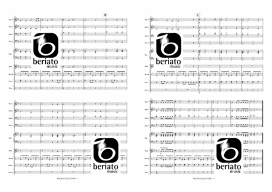 Rock Collection Concert Band scores gallery preview page 5
