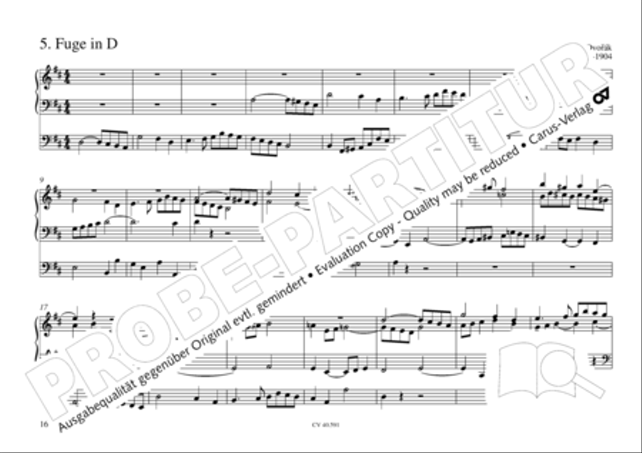 Free Organ Music from the Romantic Period, Vol. III (Freie Orgelmusik der Romantik, Band III) Organ scores gallery preview page 17