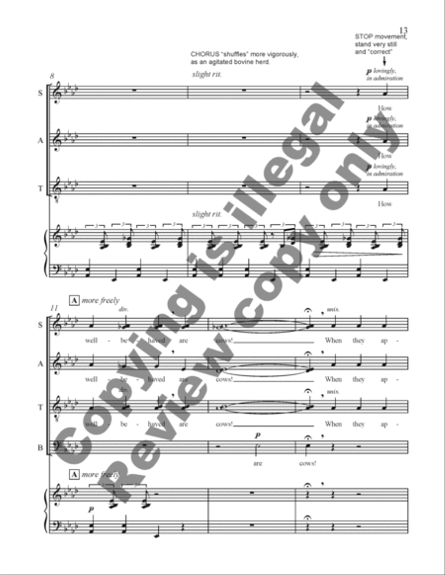 To Love This Earth: II. The Creatures 4-Part scores gallery preview page 27