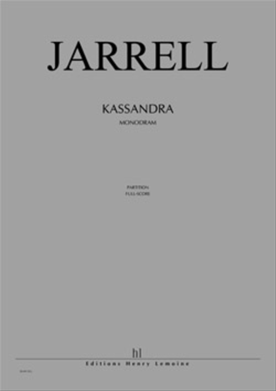 Kassandra (Version Allemande) Voice scores gallery preview page 1