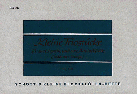 Kleine Triostucke (Little Trio Pieces)