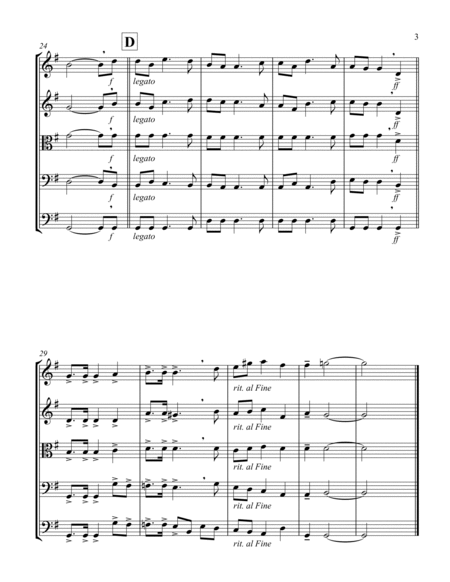 O Christmas Tree (G) (String Quintet - 2 Violins, 1 Viola, 2 Cellos)