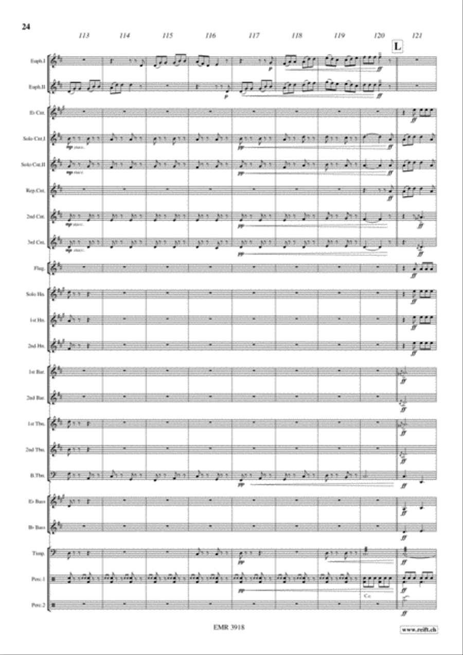 Celtic Folk Celtic Folk Brass Band scores gallery preview page 24