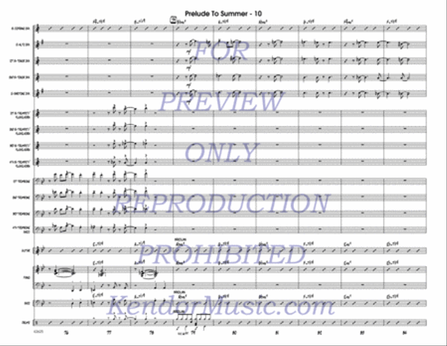 Prelude To Summer Choir scores gallery preview page 11