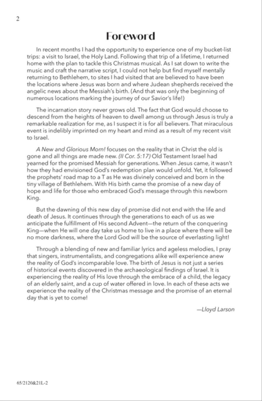 A New and Glorious Morn! 4-Part scores gallery preview page 2
