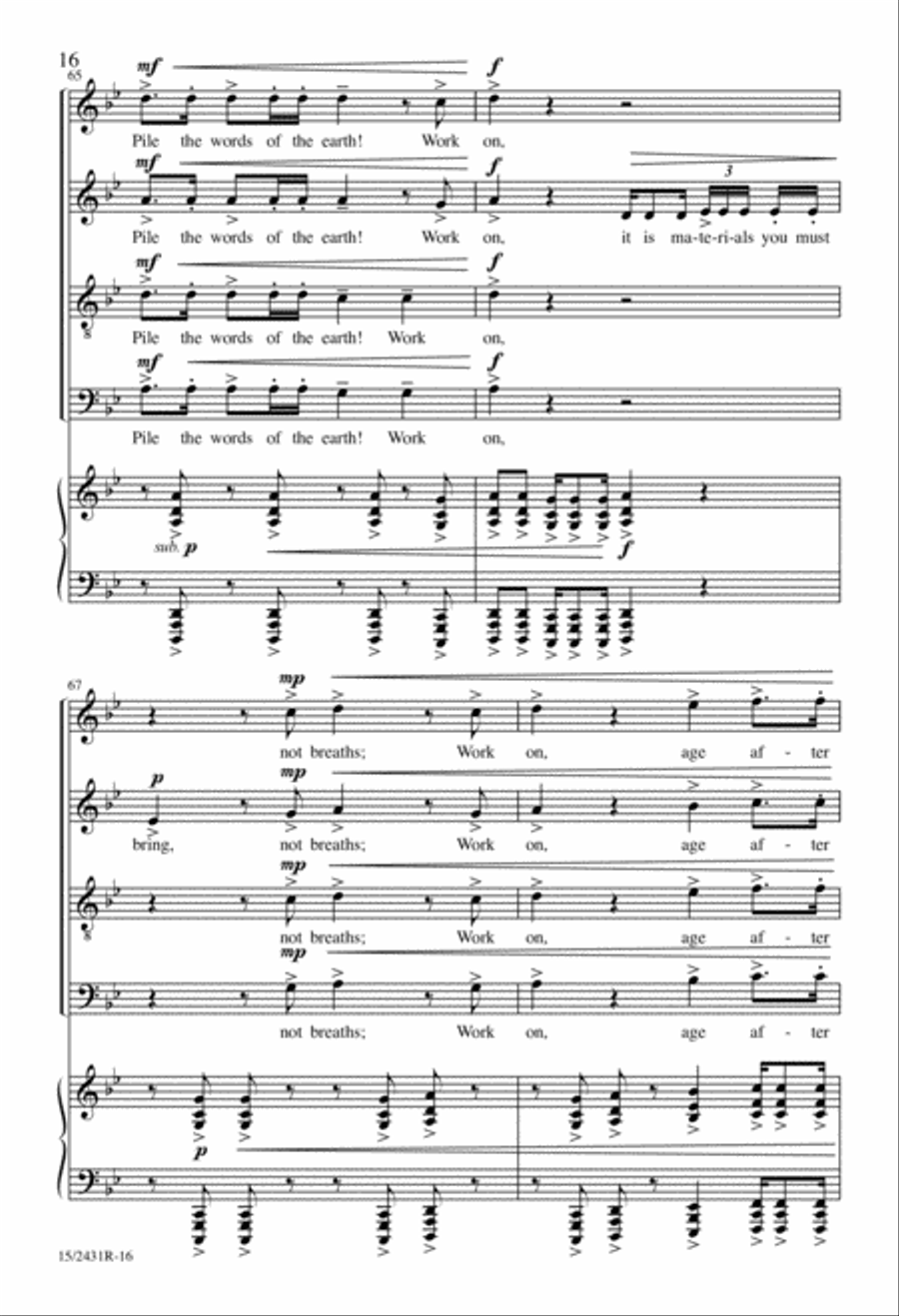 Say On, Sayers Divisi scores gallery preview page 16
