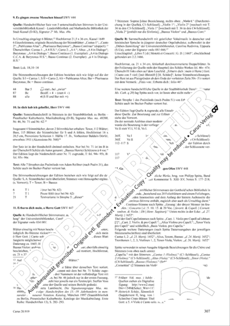 Opera varia I. Works with 1-7 parts (Complete edition, vol. 19) [Werke mit 1-7 obligaten Stimmen] Score scores gallery preview page 364
