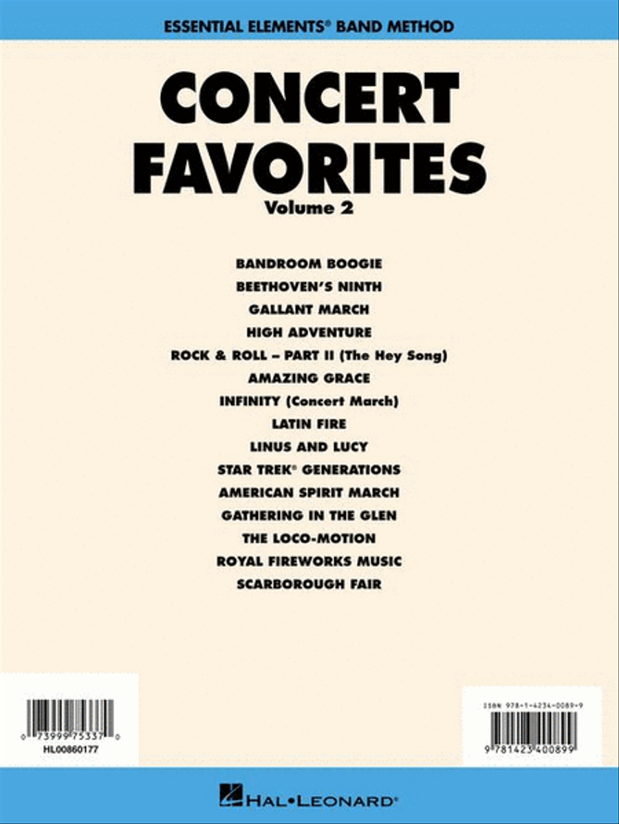 Concert Favorites Vol. 2 – Keyboard Percussion