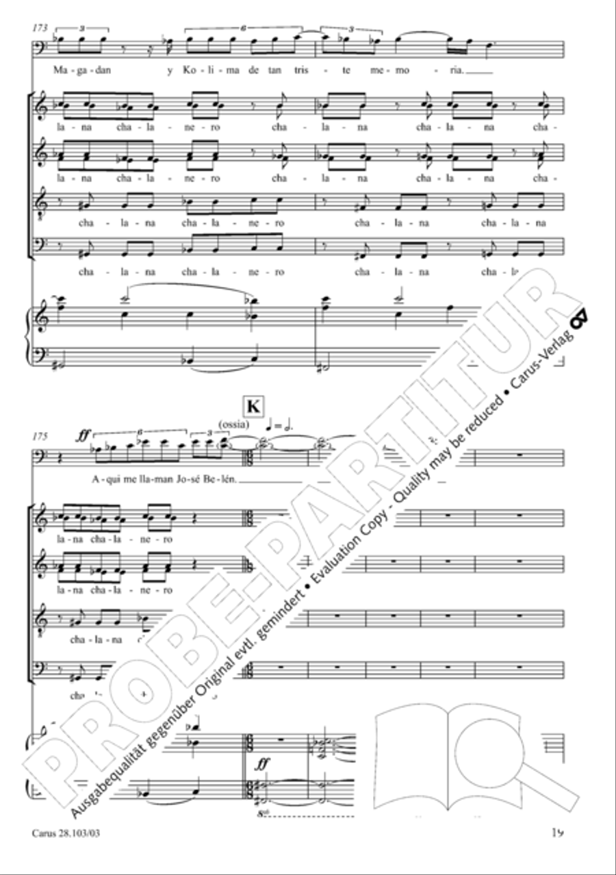 Water Water 4-Part scores gallery preview page 34