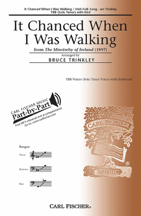 Book cover for It Chanced When I Was Walking