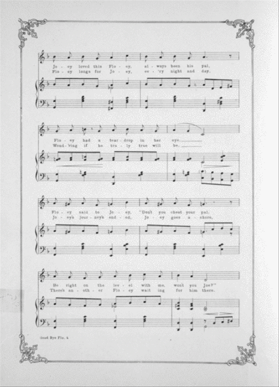 Good-bye Flo Voice scores gallery preview page 3