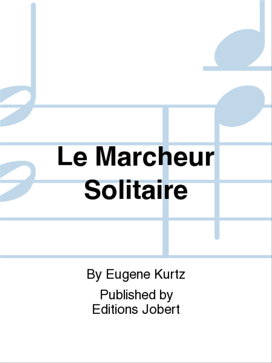 Le Marcheur Solitaire Le Marcheur Solitaire Orchestra scores gallery preview page 1