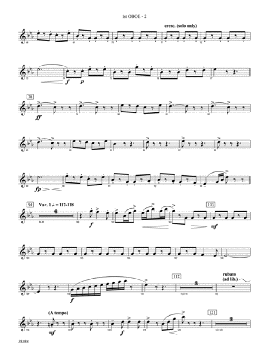 Napoli: Oboe Concert Band scores gallery preview page 2