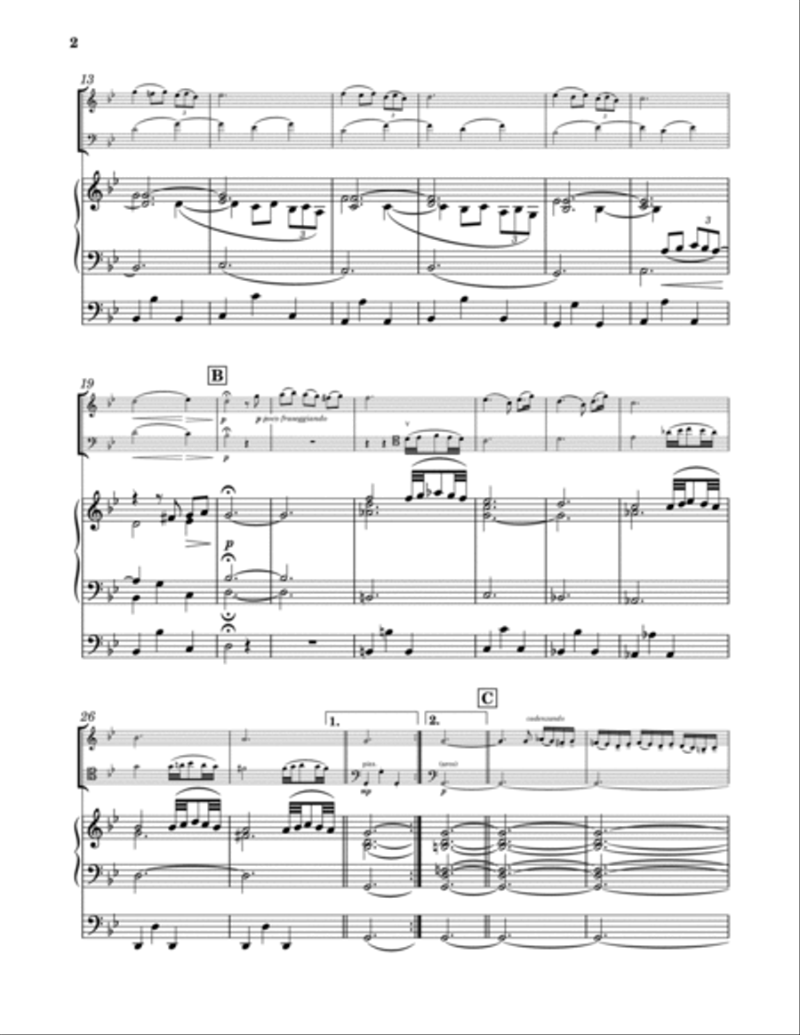 Adagio In Sol Minore (adagio In G Minor) Small Ensemble scores gallery preview page 4