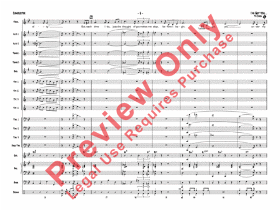 I've Got You Under My Skin Jazz Ensemble scores gallery preview page 25