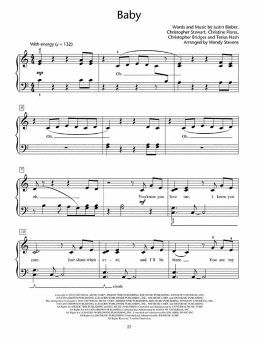 Contemporary Pop Hits Contemporary Pop Hits Piano Method scores gallery preview page 3