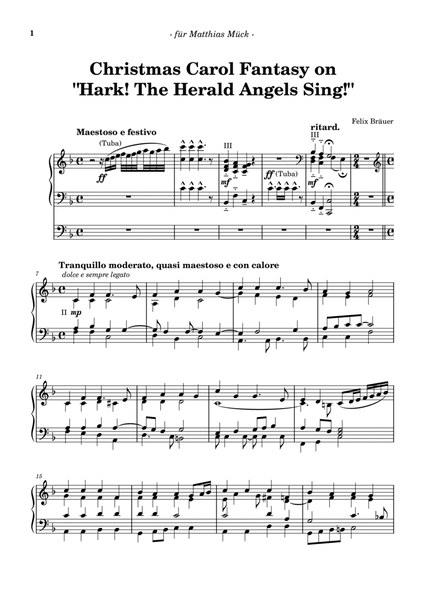 Christmas Carol Fantasy on "Hark! The Herald Angels Sing!"
